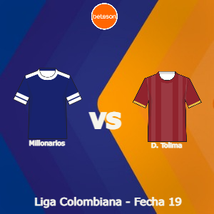 Pronóstico: Millonarios vs Deportes Tolima (8 de mayo) | Jornada 19 | apuestas deportivas en la Liga Colombiana