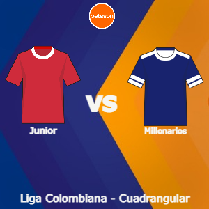 Pronóstico: Junior vs Millonarios (4 de junio) | Cuadrangular | apuestas deportivas en la Liga Colombiana