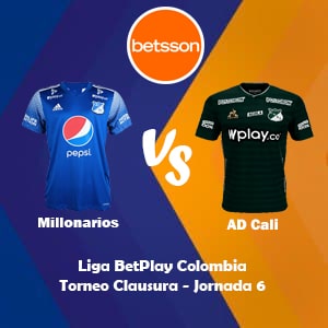 Pronóstico de Betsson Colombia: Millonarios vs AD Cali (06 Agosto) | Apuestas deportivas en la Liga Colombiana
