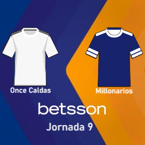 Once Caldas vs Millonarios